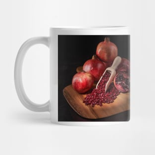 Fresh pomegranate fruits and seeds Mug